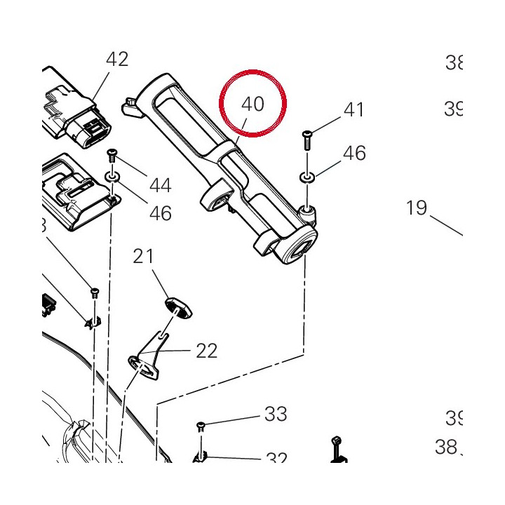 Support D'Actionneur — réf. 8301P371A | Ducati Store
