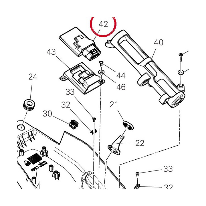 Unité contrôle 94010092A — réf. 94010092A | Ducati Store