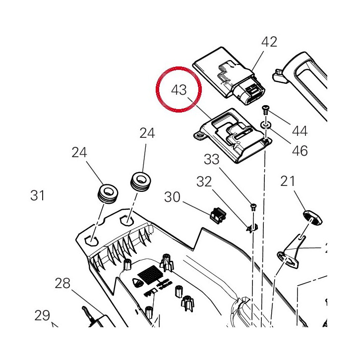 Support 70011491A — réf. 70011491A | Ducati Store