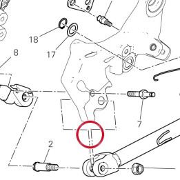 Béquille centrale — réf. 55510991AA | Ducati Store
