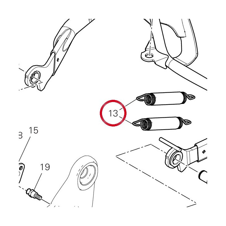 Ressort complet 79925121B — réf. 79925121B | Ducati Store