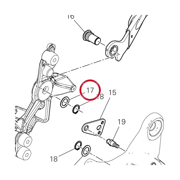 Rosette de sécurité — réf. 85215621A | Ducati Store