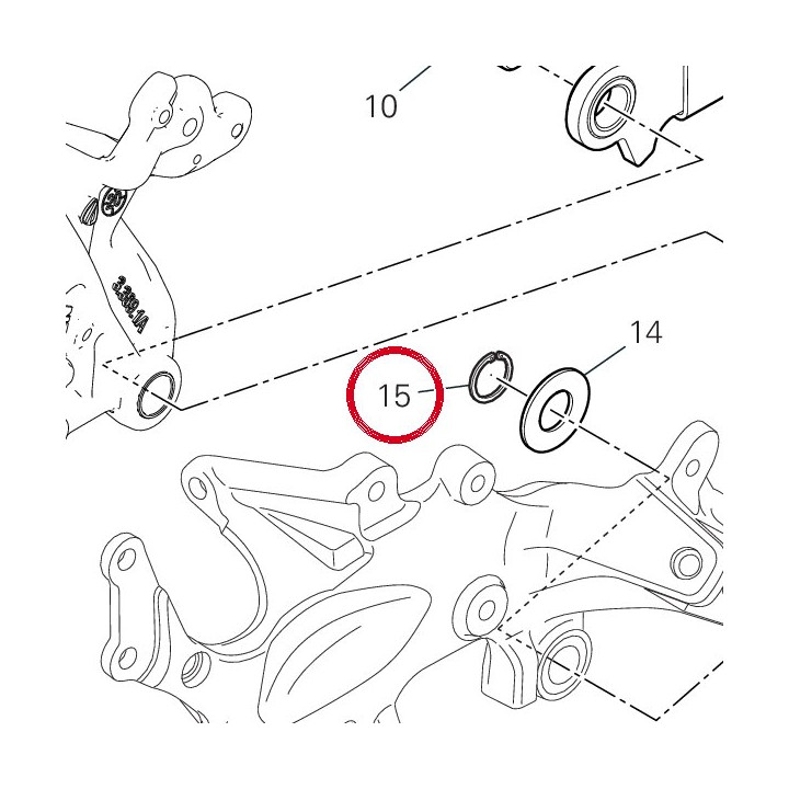 Circlip 88451162A — réf. 88451162A | Ducati Store