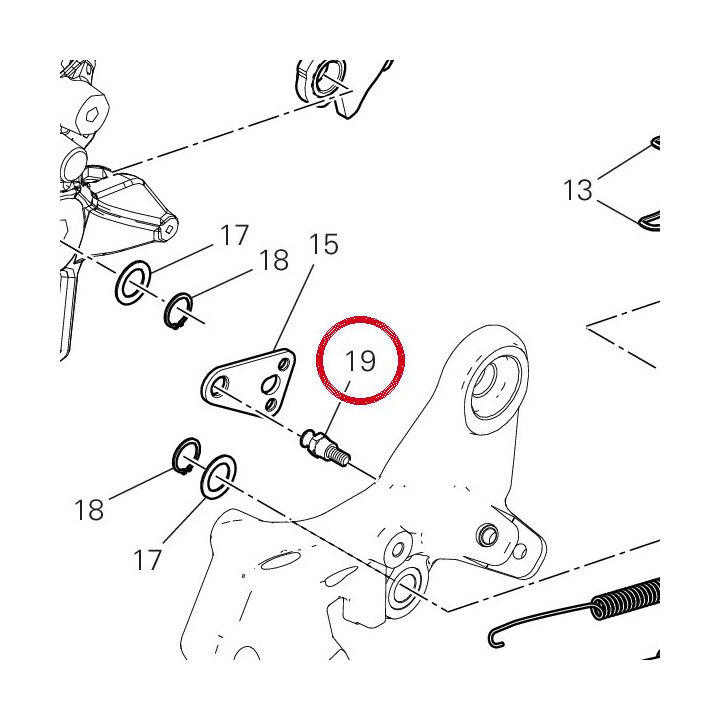 Pivot 8211A941AB — réf. 8211A941AB | Ducati Store
