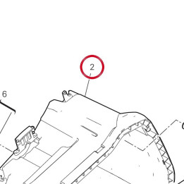 Couvercle interne gauche — réf. 69812532A | Ducati Store