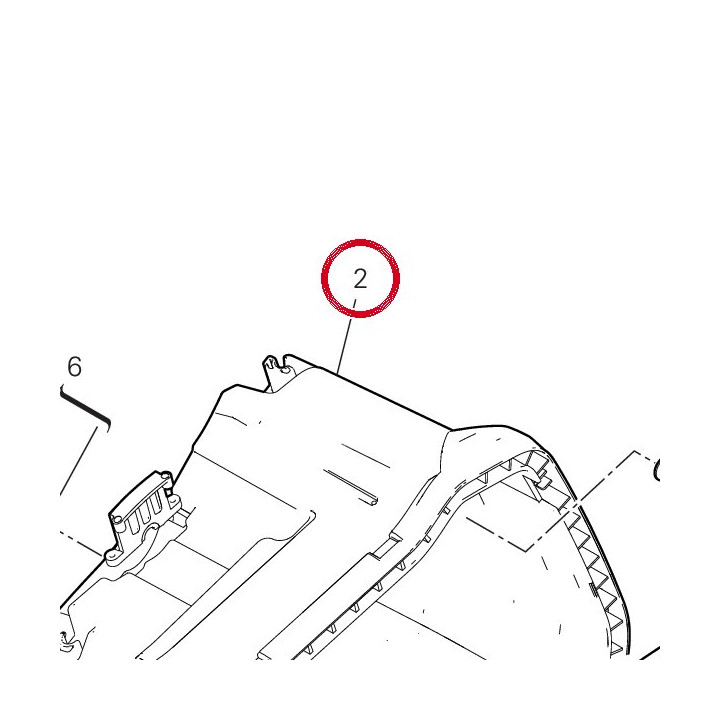 Couvercle interne gauche — réf. 69812532A | Ducati Store