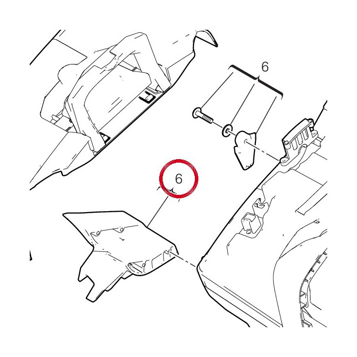 Ensemble de fixations — réf. 69916741A | Ducati Store