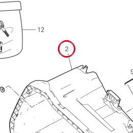 Couvercle interne droit — réf. 69812522A | Ducati Store