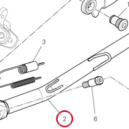 Béquille laterale basse — réf. 55611171AA | Ducati Store