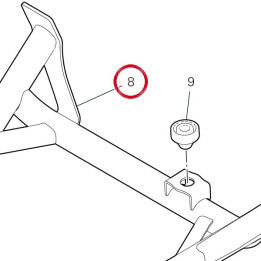 Béquille centrale basse — réf. 55511041AA | Ducati Store