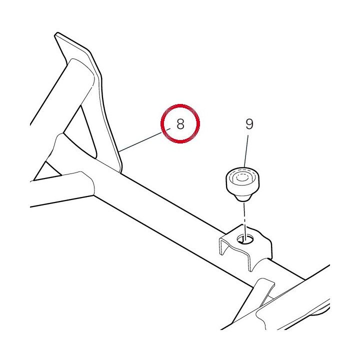 Béquille centrale basse — réf. 55511041AA | Ducati Store