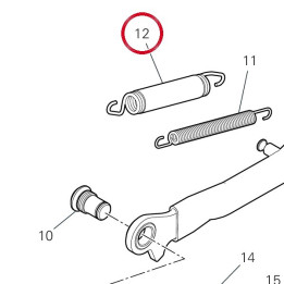Ressort externe 7992B591A — réf. 7992B591A | Ducati Store