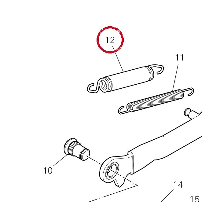Ressort externe 7992B591A — réf. 7992B591A | Ducati Store