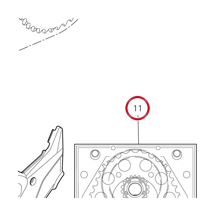 Kit transmission secondaire — réf. 67621242A | Ducati Store
