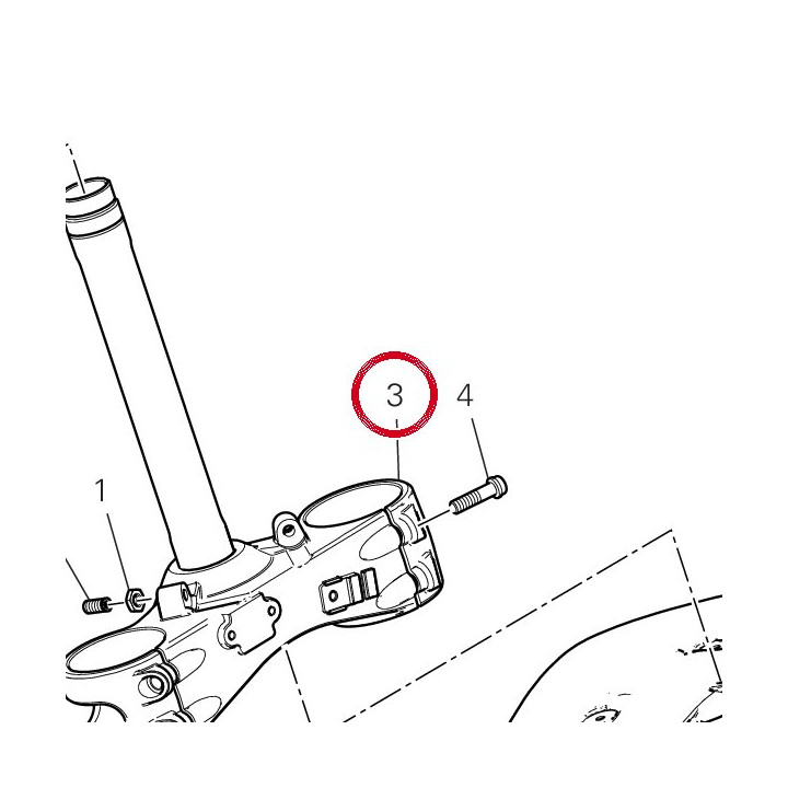 Base di sterzo 34221131BA — réf. 34221131BA | Ducati Store