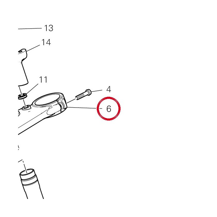 Tête de direction — réf. 34111701BA | Ducati Store
