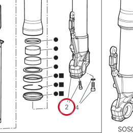 Coulisse gauche complète — réf. 34923671A | Ducati Store
