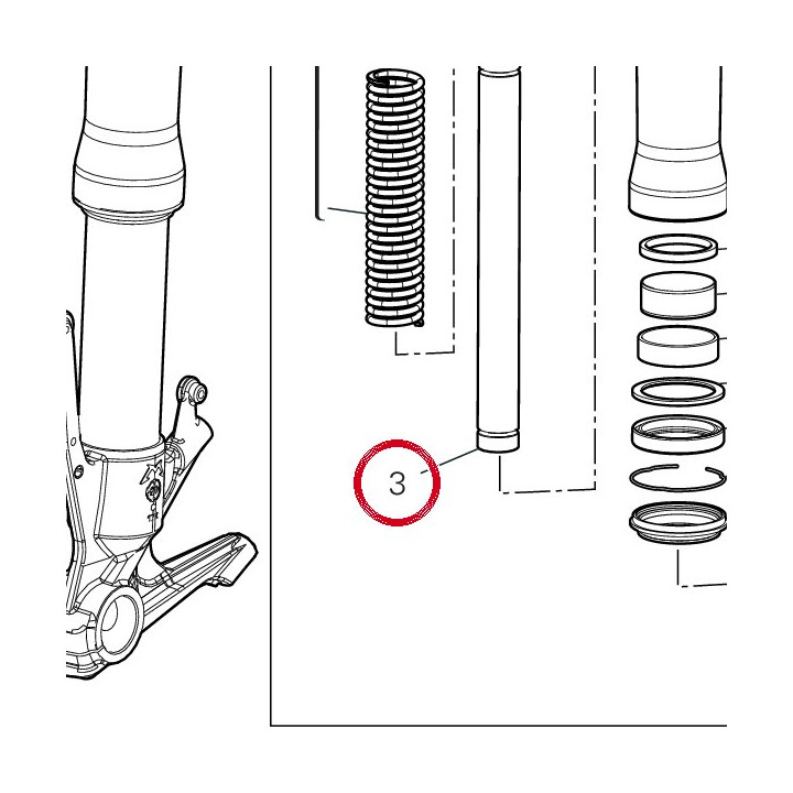 Cartuoche amortissement — réf. 34922971A | Ducati Store
