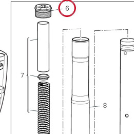 Bouchon gauche 34923001A — réf. 34923001A | Ducati Store