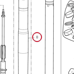 Fourreau fourche 34922941A — réf. 34922941A | Ducati Store