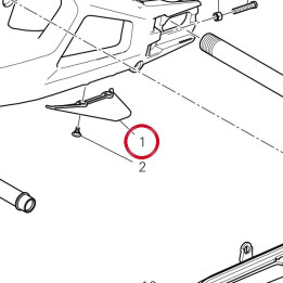 Aileron Cache-Chaîne — réf. 44610501A | Ducati Store
