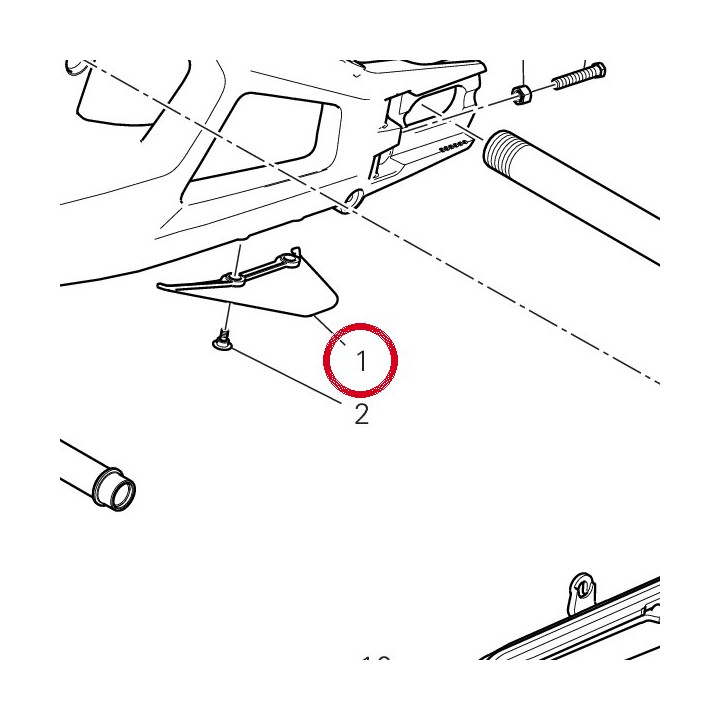 Aileron Cache-Chaîne — réf. 44610501A | Ducati Store
