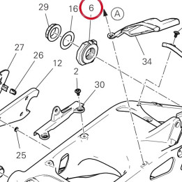 Patin de glissement — réf. 37310861BA | Ducati Store