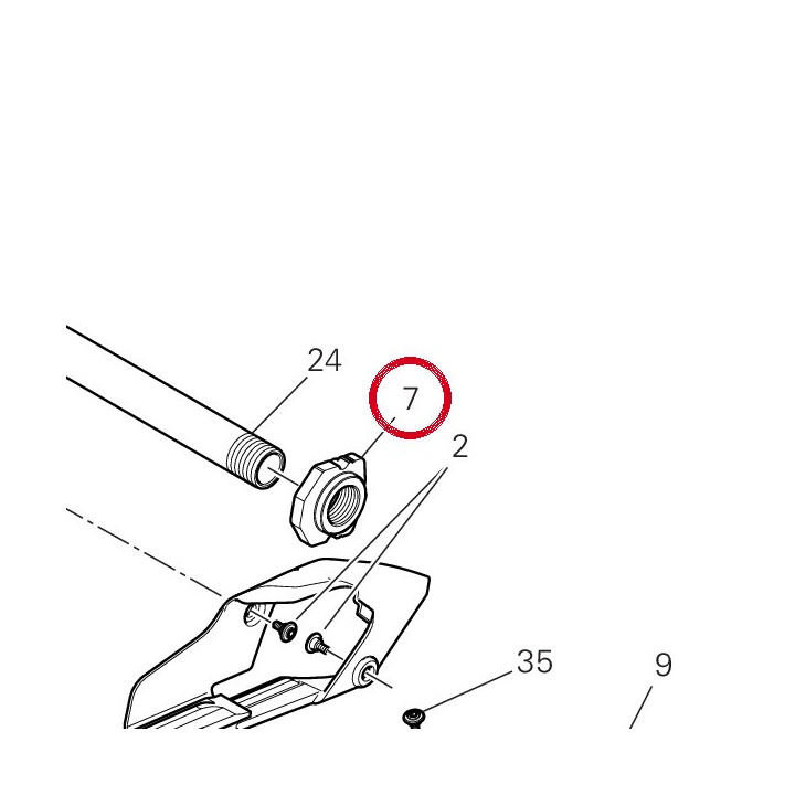 Patin de glissement fisso — réf. 37310871BA | Ducati Store