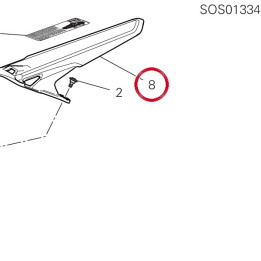 Aileron Cache-Chaîne — réf. 44610491A | Ducati Store