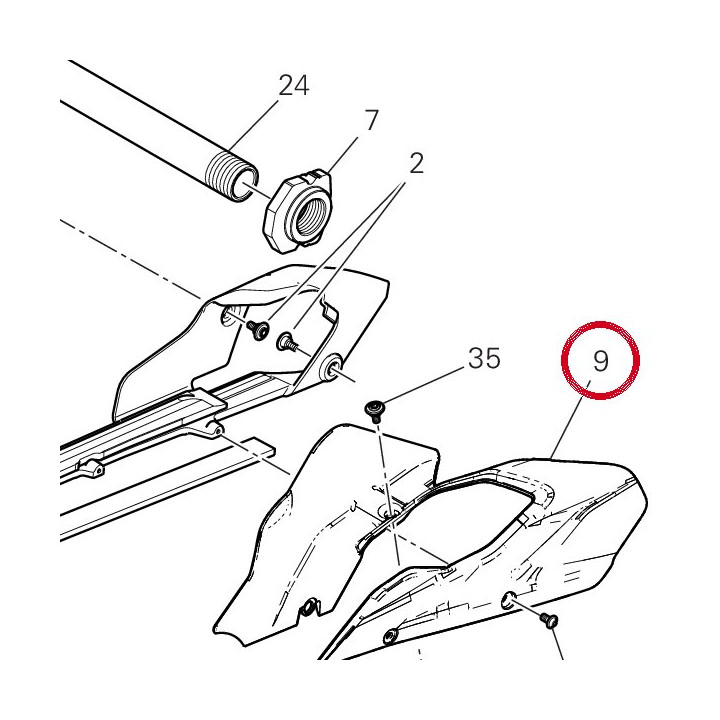 Protection devant 44610643A — réf. 44610643A | Ducati Store
