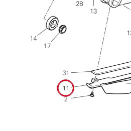 Patin chaîne inférieure — réf. 44712353A | Ducati Store