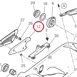 Panneau insonorisant — réf. 48612601A | Ducati Store