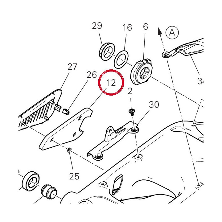Panneau insonorisant — réf. 48612601A | Ducati Store