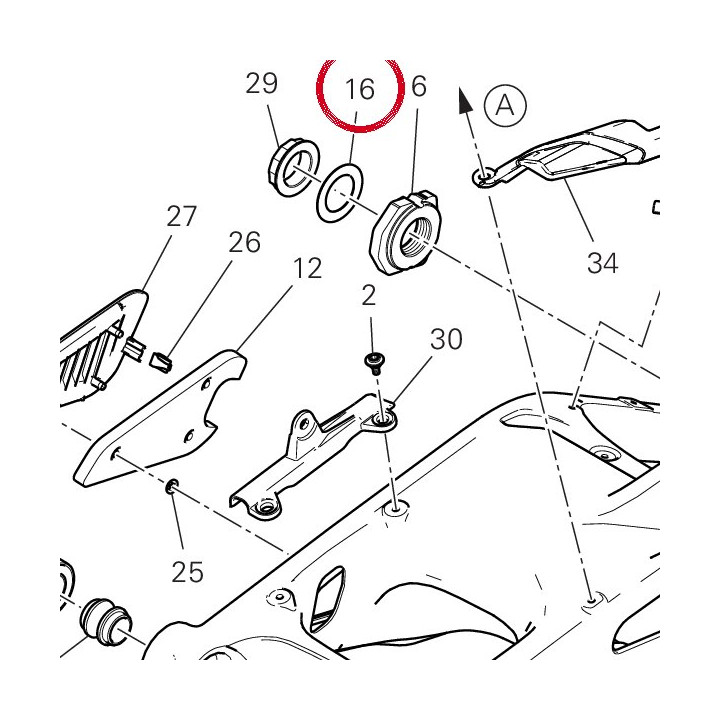Rondelle butee 71313882A — réf. 71313882A | Ducati Store