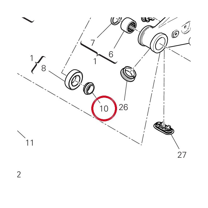 Entretoise 7131D741AA — réf. 7131D741AA | Ducati Store