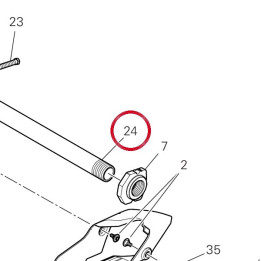 Pivot roue arrière — réf. 81910891AA | Ducati Store