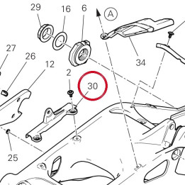 Equerre 8301P101A — réf. 8301P101A | Ducati Store