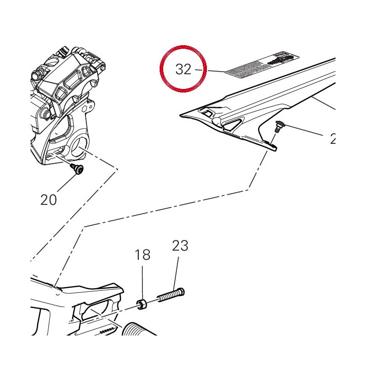 Decalcomanie réglage chaîne — réf. 43314951A | Ducati Store