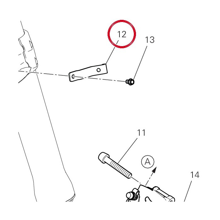 Equerre 8301L042CA — réf. 8301L042CA | Ducati Store