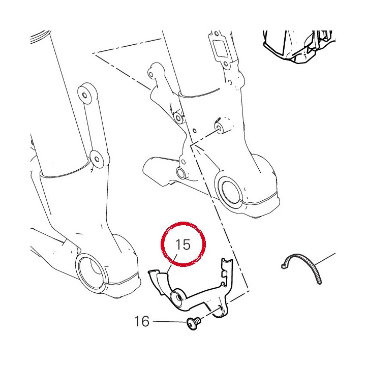 Passe-Cable capteur Abs — réf. 75811652A | Ducati Store