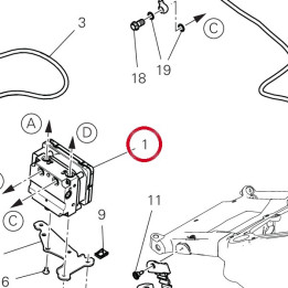 Centrale Abs 93940121A — réf. 93940121A | Ducati Store