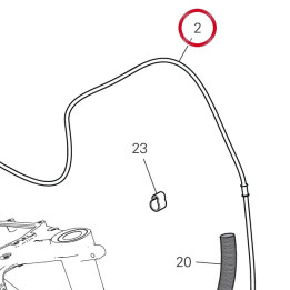 Durit boitier - étriers — réf. 61811631B | Ducati Store
