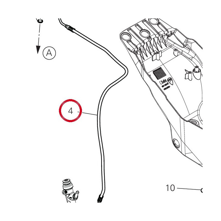 Durite maître cylindre — réf. 61911731A | Ducati Store