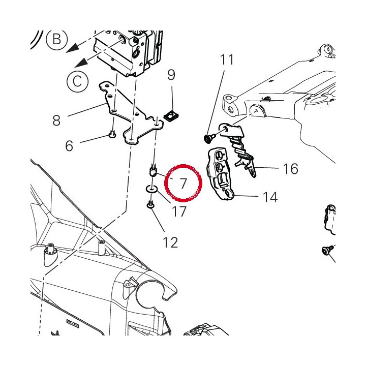 Vis speciale M5X10 — réf. 7791C221AA | Ducati Store