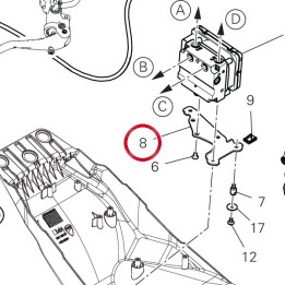 Support centrale cdi — réf. 8301H501AA | Ducati Store