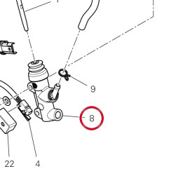 Pompe frein arrière — réf. 62540521A | Ducati Store