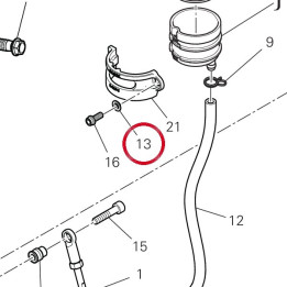 Entretoise 5X6.6X1.5 — réf. 71614081A | Ducati Store