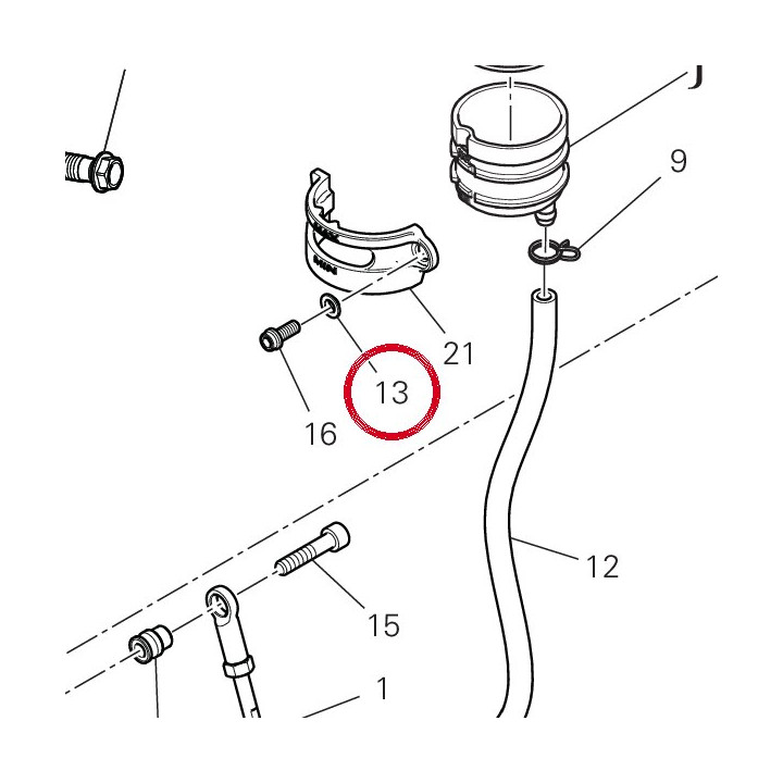 Entretoise 5X6.6X1.5 — réf. 71614081A | Ducati Store