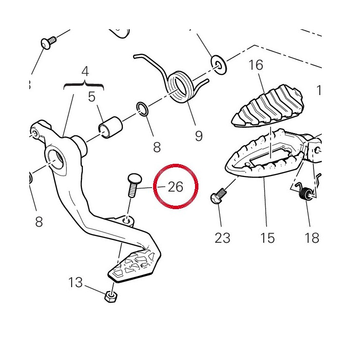Vis special 7791C511AA — réf. 7791C511AA | Ducati Store