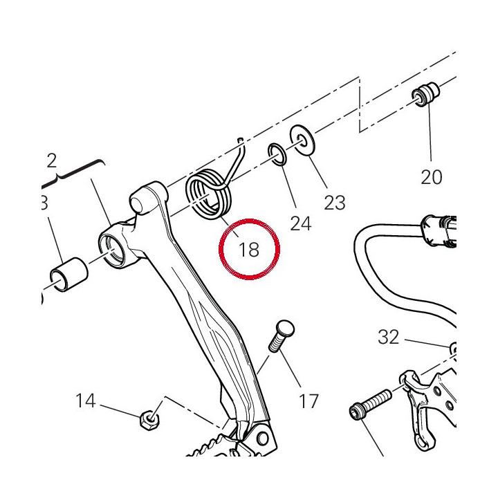 Ressort 7991D001A — réf. 7991D001A | Ducati Store